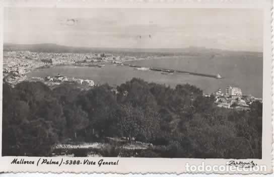Postales: BALEARES ESCRITA PALMA MALLORCA VISTA