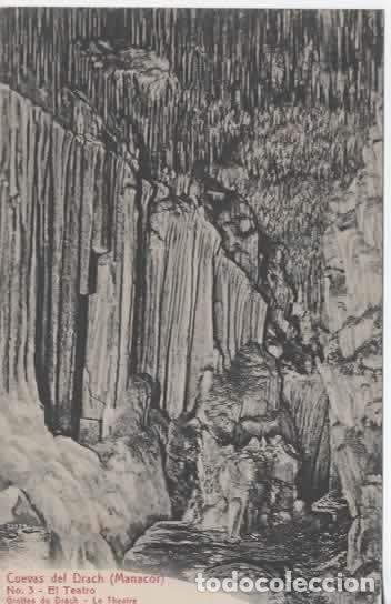 Postales: BALEARES ESCRITA CUEVAS DEL DRACH MANACOR MAT MATARO