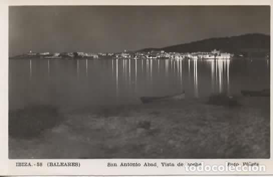 Postales: BALEARES ESCRITA IBIZA SAN ANTONIO ABAD
