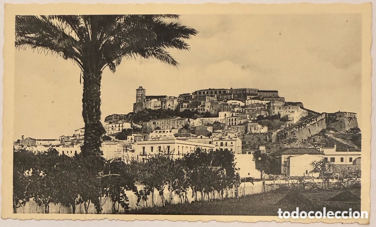 Postales: Ibiza entrada a la ciudad Postal