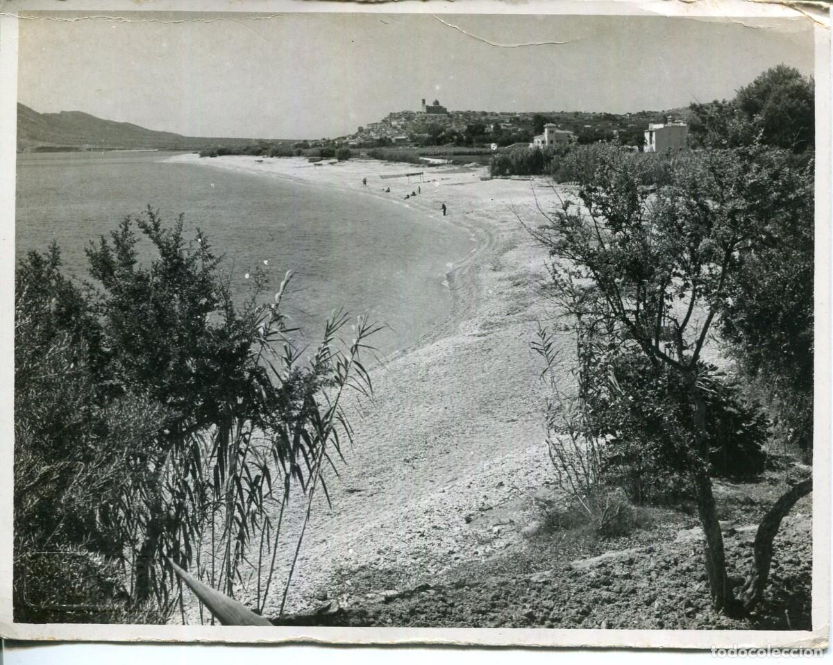 Cartes Postales: ALTEA- PLAYA DE L' OLLA- FOTOGR&Aacute;FICA A&Ntilde;O 1952 11X14- MUY RARA