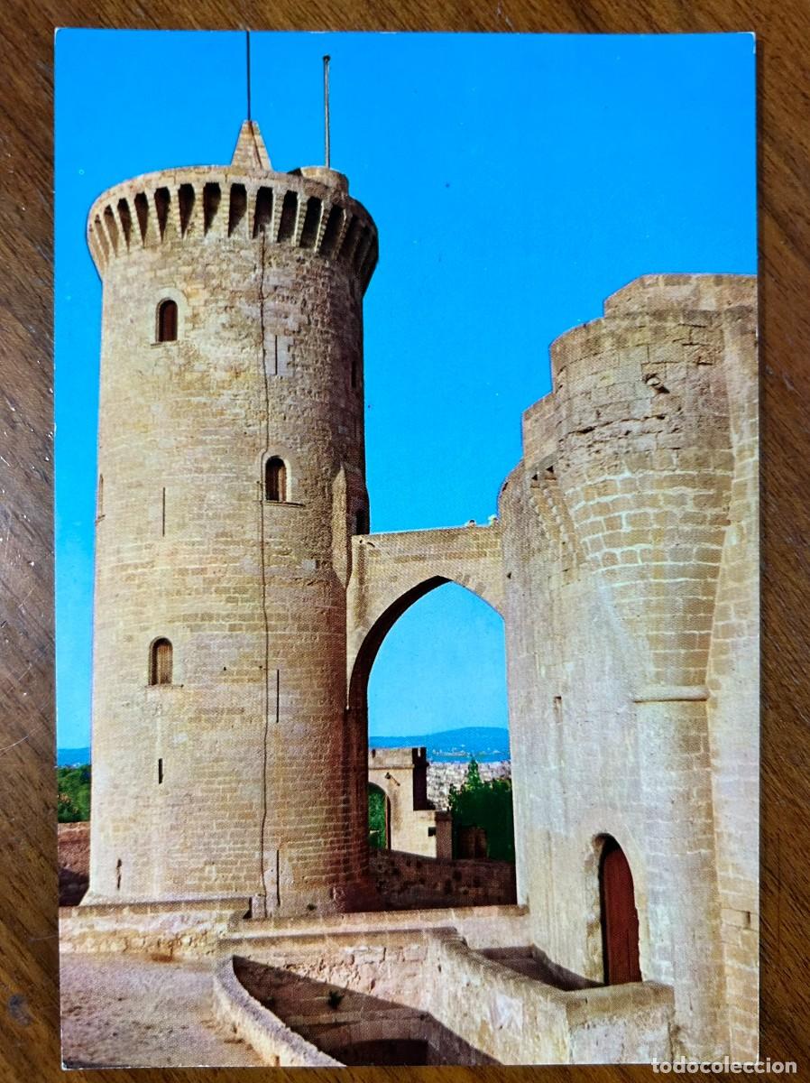 Postales: POSTAL PALMA DE MALLORCA - CASTILLO DE BELLVER - VINTAGE 1962 - CAMPA&Ntilde;&Agrave; - SIN CIRCULAR