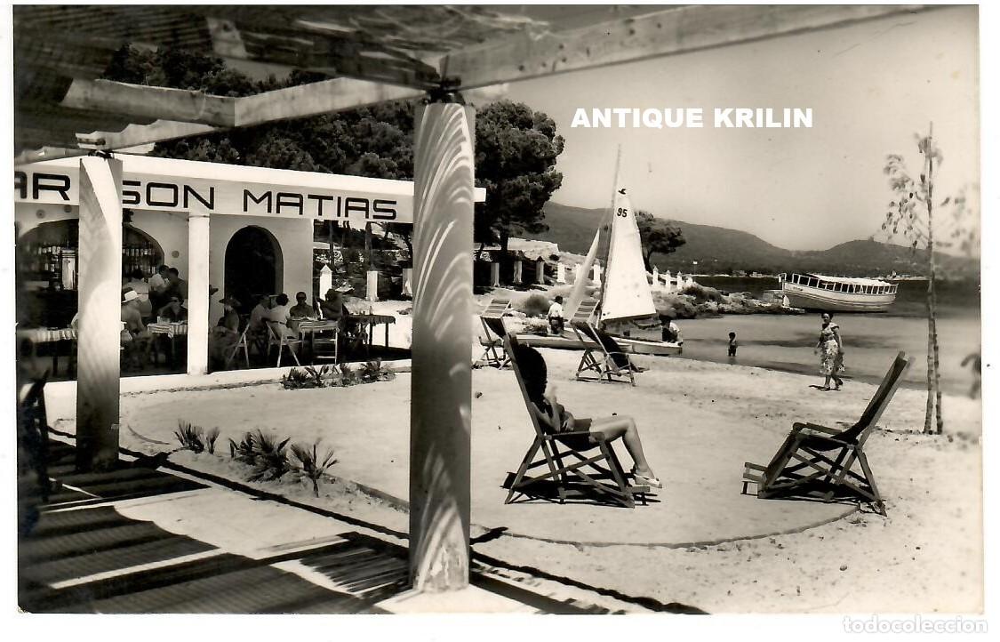 Postales: PALMA DE MALLORCA / SON MATIAS / DETALLE DE LA PLAYA / EDI. ZERKOWITZ / SIN FRANQUEAR