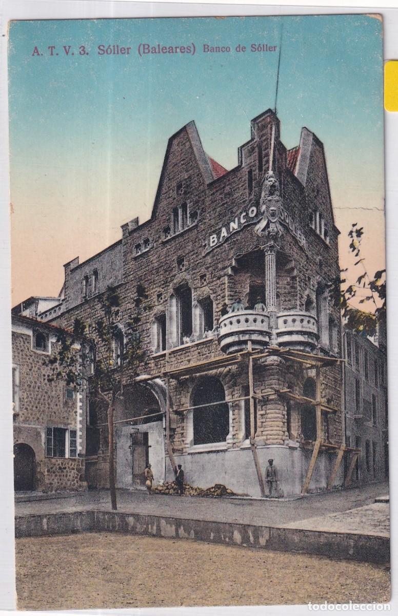 Postales: ATV 3 Soller. Baleares. Banco de Soller. A Toldra. Sin circular