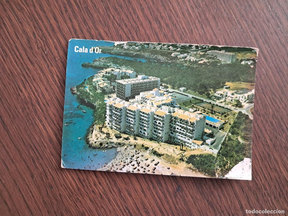 Postales: postal de Espa&ntilde;a, vista a&eacute;rea Cala Ferrera, a&ntilde;os 80.