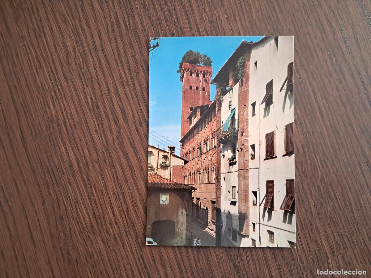 Postales: postal de Italia, Lucca, escrita, a&ntilde;os 70.