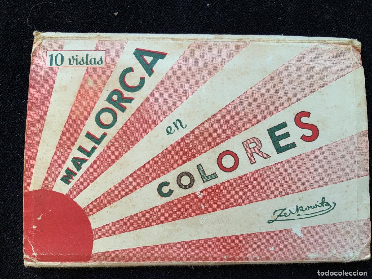Postales: Vistas de Mallorca, colores, Adolfo Zerkowitz, V. Rotger. 5 vistas o postales en acordeon.