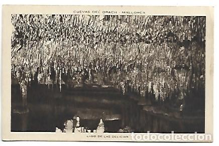 Postales: LAGO DE LAS DELICIAS.- CUEVAS DEL DRACH / MALLORCA