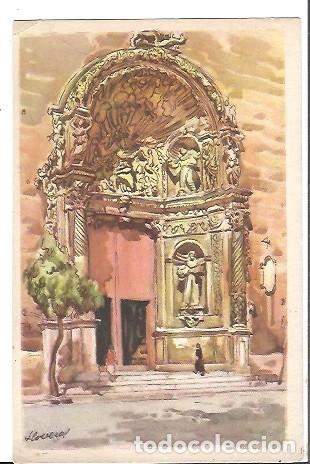Postales: ANTIGUA POSTAL SERIA A 17 FACHADA DE SAN FRANCISCO PALMA DE MALLORCA LLOVERAS