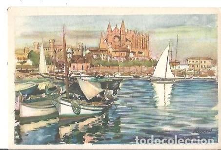 Postales: ANTIGUA POSTAL SERIE A 18 CLUB DE REGATAS PALMA DE MALLORCA LLOVERAS