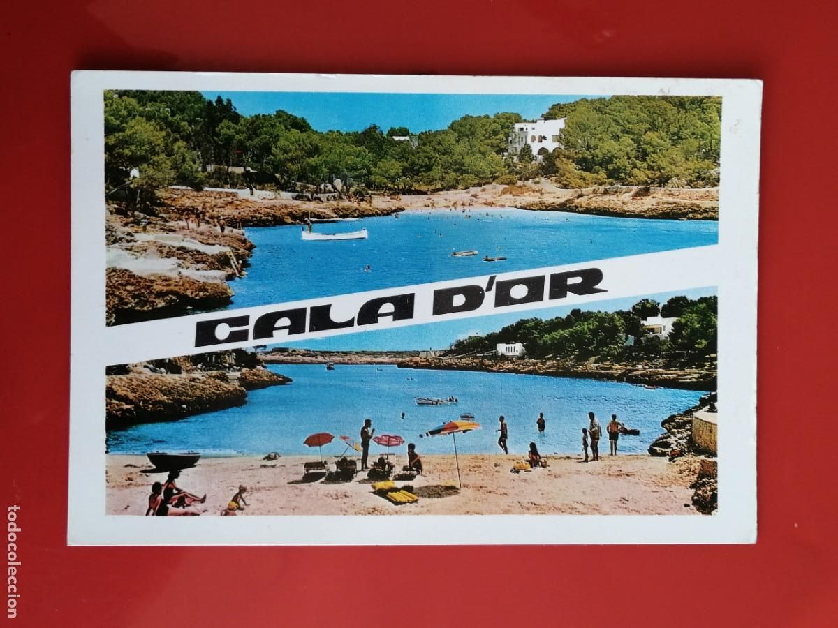 Postcards: POSTAL 18516 MAT.PALMA MALLORCA 1960S-BEASCOA 912 CALA D&rsquo;OR BALEARS