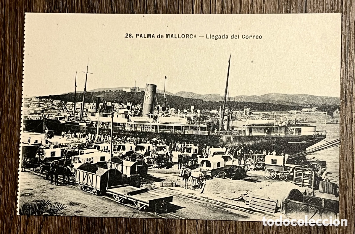 Postales: POSTAL PALMA DE MALLORCA - LLEGADA DEL CORREO N&ordm;28