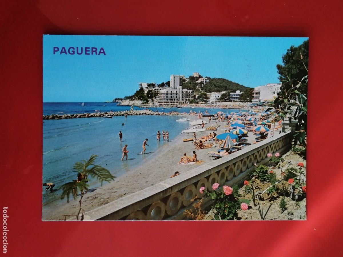 Postales: POSTAL 18583 MAT.PALMA MALLORCA 1980S-FOTOPERATOR 2453 PAGUERA BALEARS PLAYA