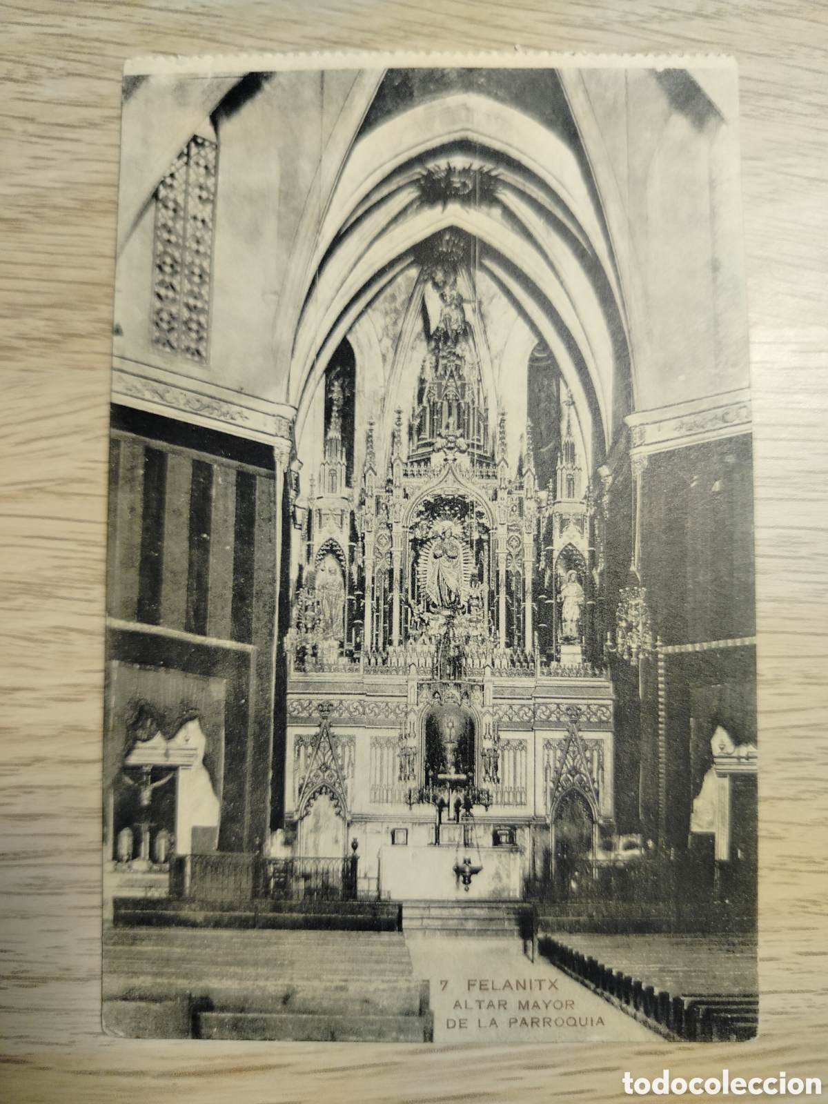Postales: FELANITX - ALTAR MAYOR DE LA PARROQUIA