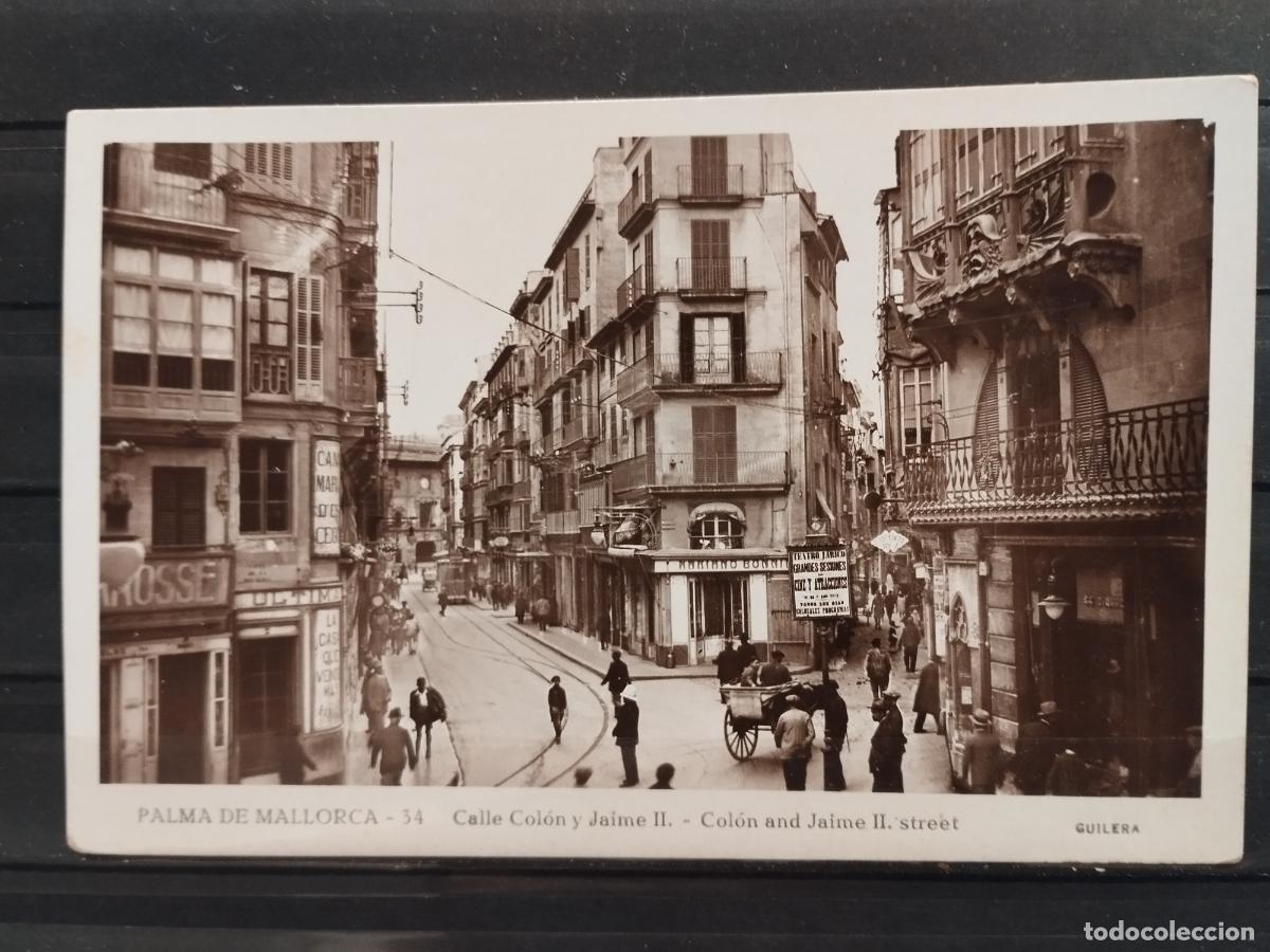 Postales: POSTAL. BALEARES. PALMA DE MALLORCA. CALLE COLON Y CALLE JAIME II. SIN CIRCULAR.