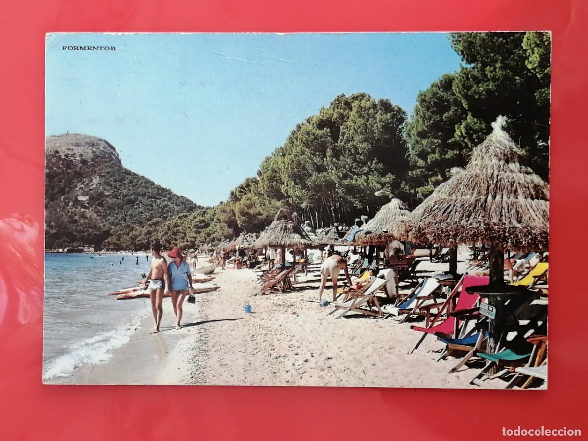 Postales: POSTAL 18716 MAT. PAGUERA BALEARS 70S-FLOR ALMENDRO FORMENTO PLAYAS POLLENSA MALLORCA