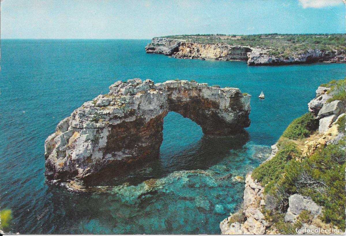Postales: [POSTAL] 'Es Port&agrave;s' Cala Santany. Mallorca (Baleares) A&ntilde;o 1965 (circulada)