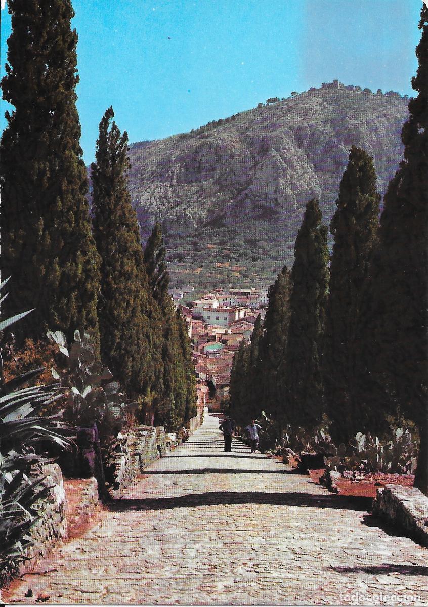 Postales: [POSTAL] Detalle desde el Calvario. Pollensa. Mallorca (Baleares) A&ntilde;o 1968 (circulada)