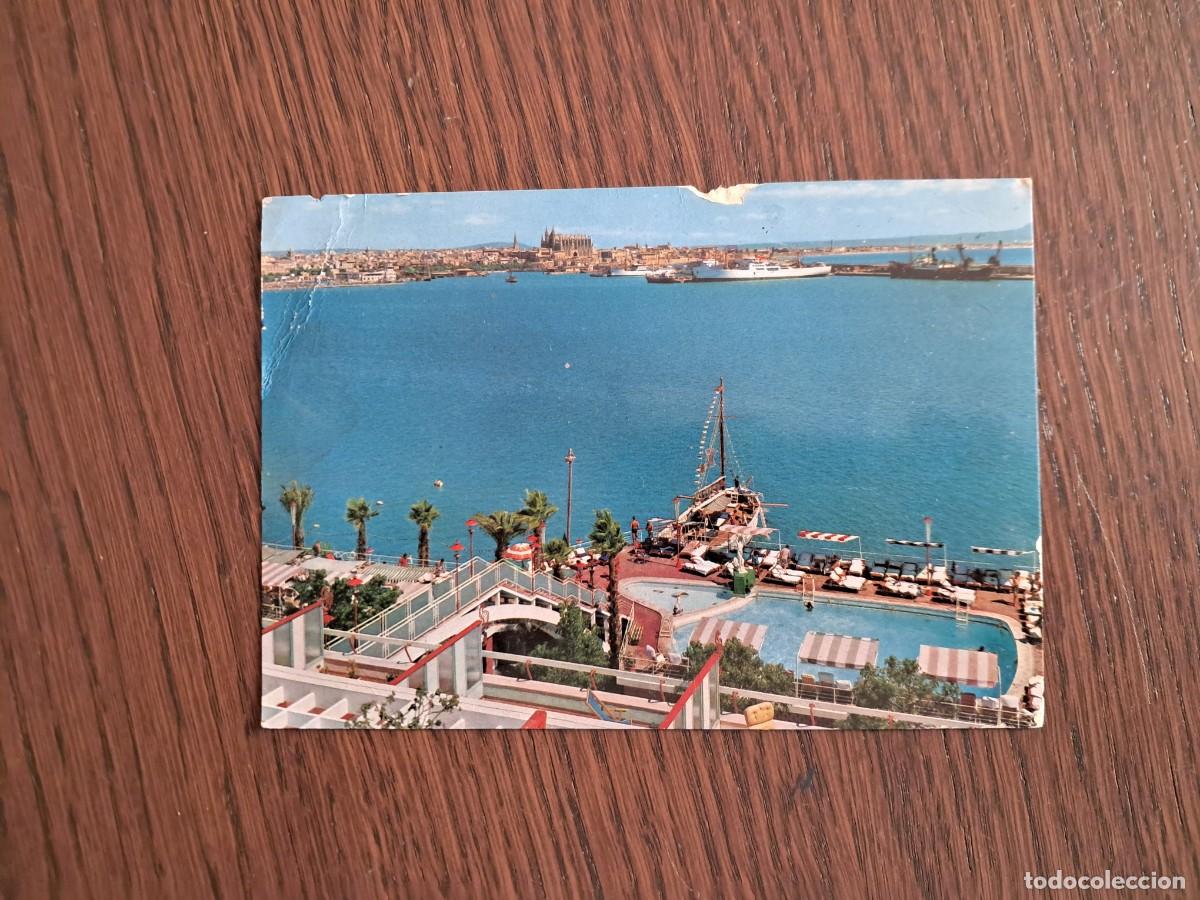 Postales: postal de Espa&ntilde;a, vista de Bah&iacute;a de Palma de Mallorca, desde Gran Hotel, a&ntilde;o 1961.