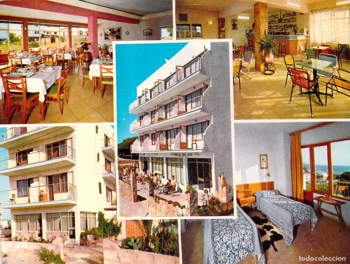 Postales: Postal Hostal Sant Jordi en Playa de Palma, Mallorca