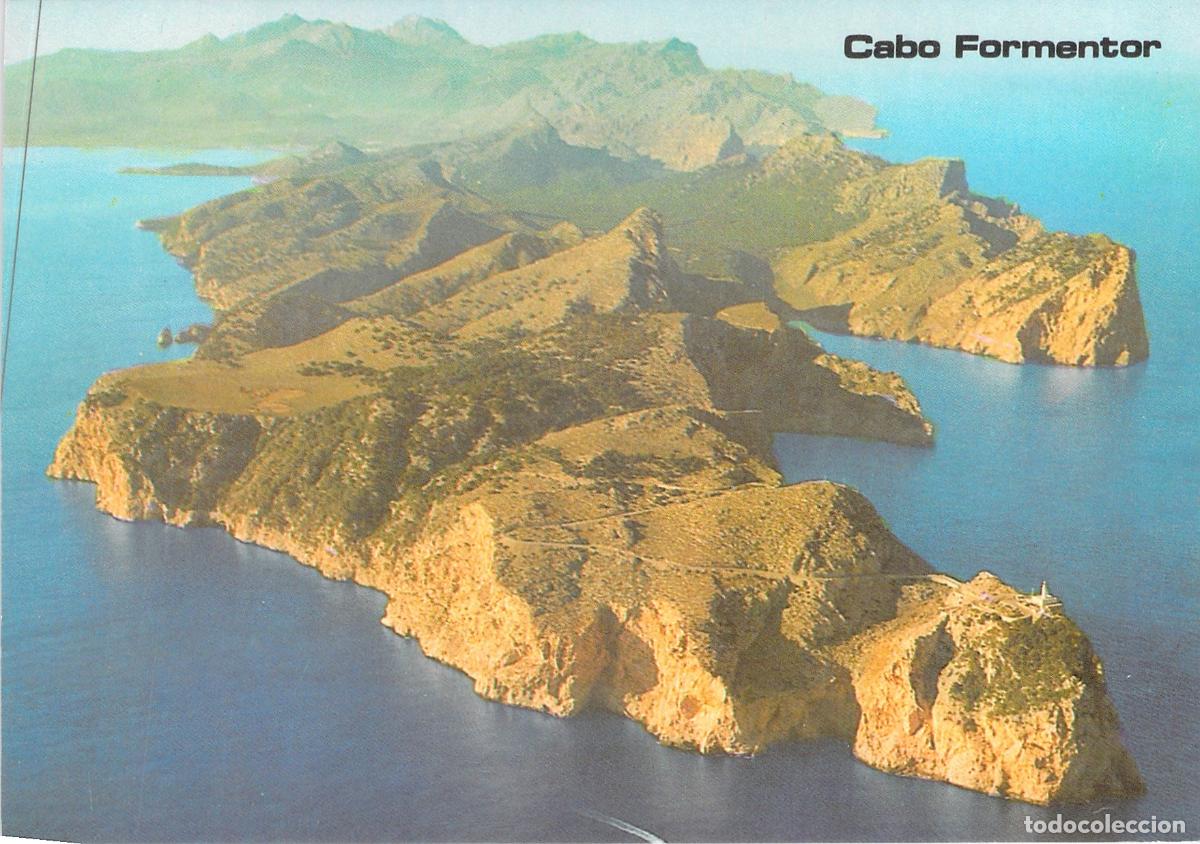 Postales: Postal de Cabo Formentor, Vista A&eacute;rea y Faro en Mallorca