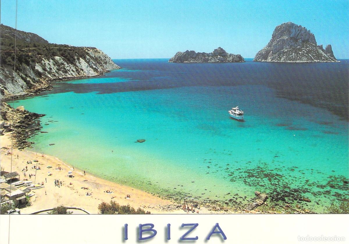 Postales: Postal de Cala d'Hort y Es Vedr&agrave;, Ibiza, Eivissa