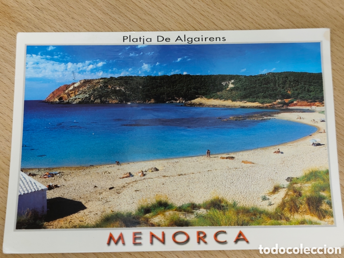 Postales: Postal Menorca Playa de Algairens Llumndel Mediterrani