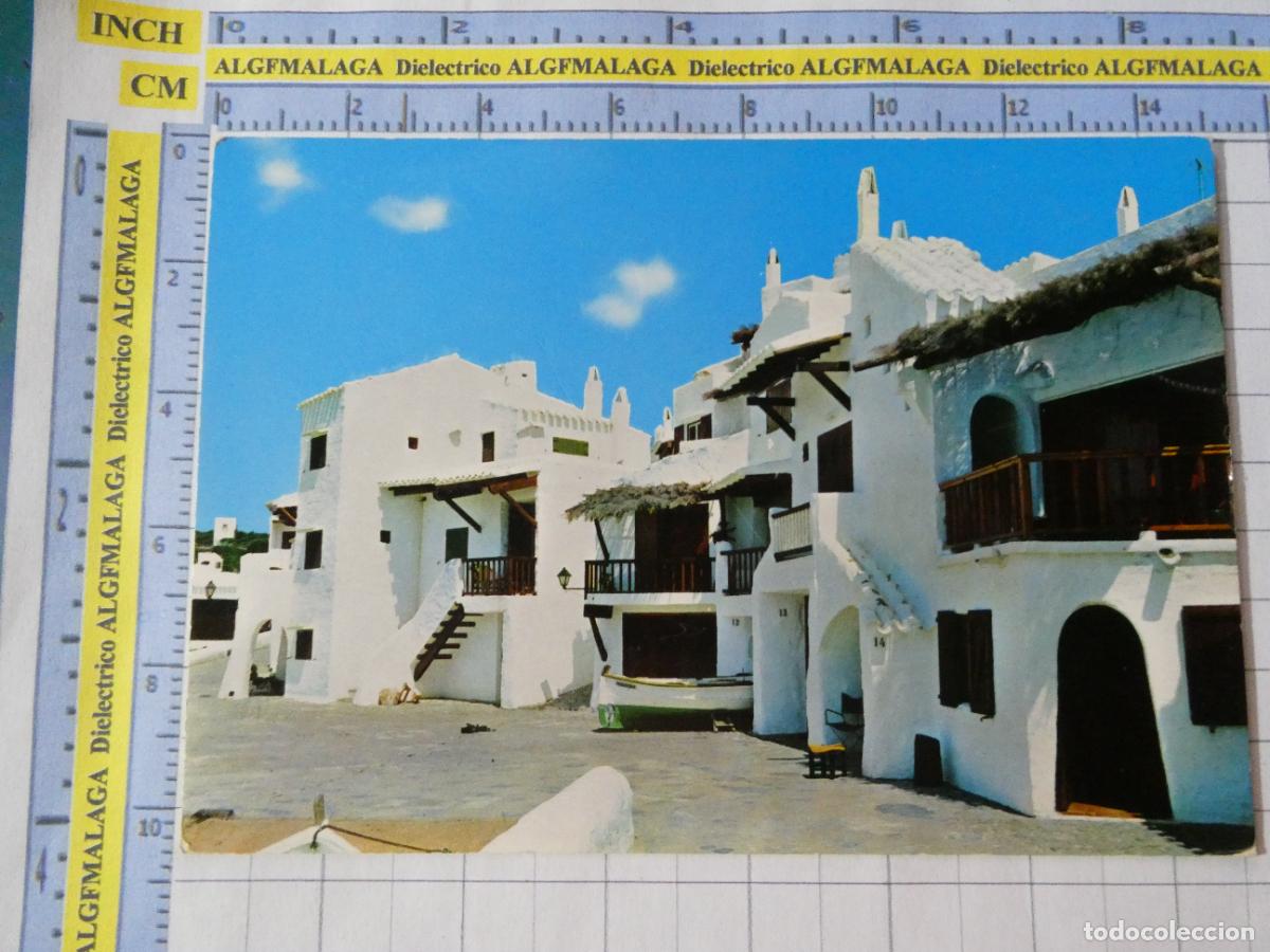 Postales: POSTAL DE MENORCA.A&Ntilde;O 1968. BINIBECA PUEBLO DE PESCADORES 109 LUCIA MORA. 2227