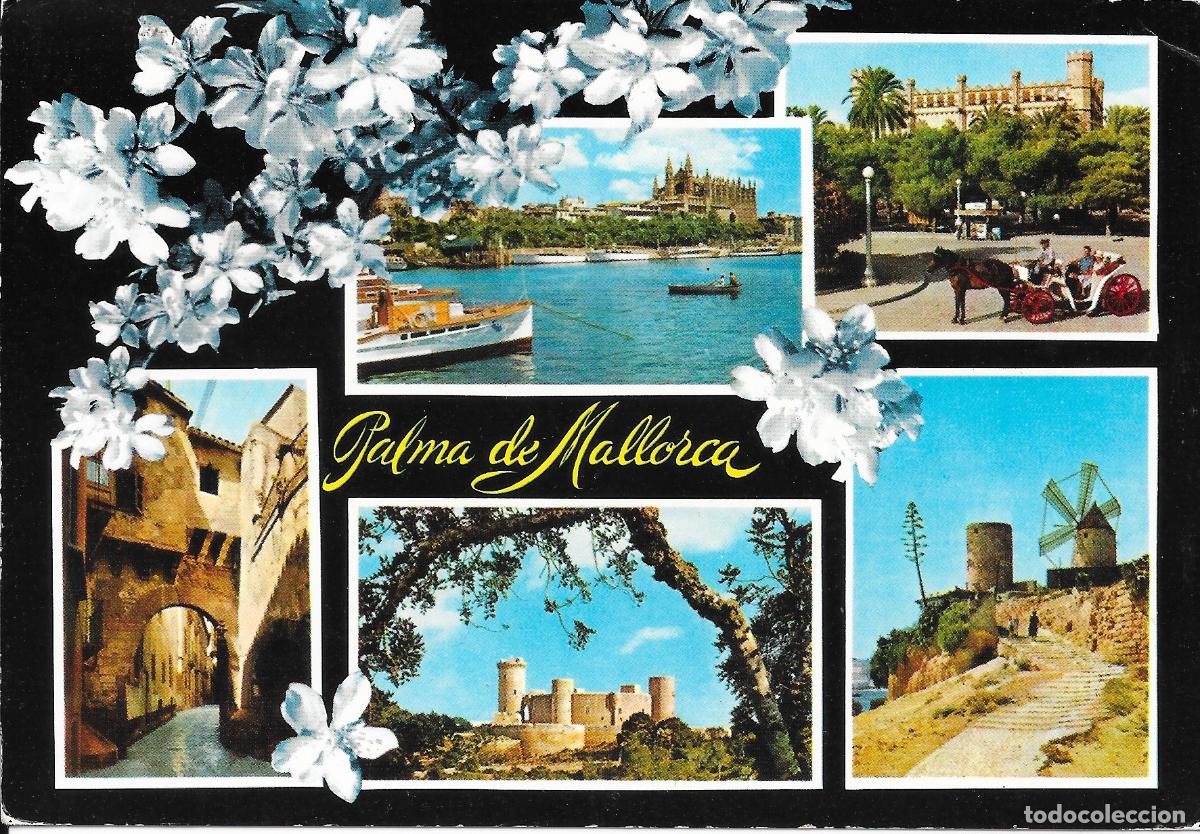 Postales: [POSTAL] Diversas vistas. Palma de Mallorca (Baleares) (circulada)
