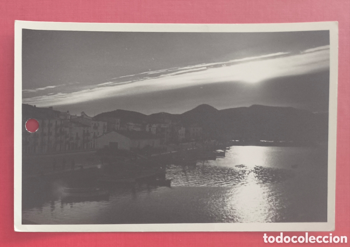 Postales: EIVISSA PORT POSTAL FOTOGR&Aacute;FICA IBIZA BALEARS C. 1955
