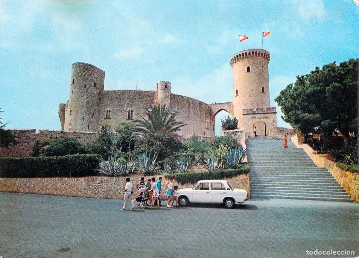 Postales: Postal del Castillo de Bellver en Palma de Mallorca
