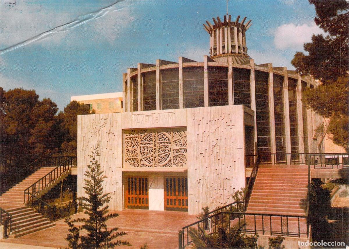 Postales: Postal Iglesia de la Porci&uacute;ncula Nuestra Se&ntilde;ora de los &Aacute;ngeles Mallorca