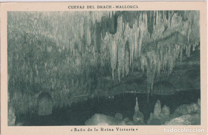 Postales: MALLORCA, CUEVAS DEL DRACH, BA&Ntilde;O DE LA REINA VICTORIA &ndash; H.MUMBR&Uacute; &ndash; S/C