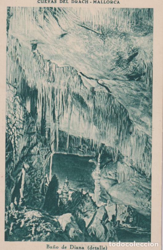 Postales: MALLORCA, CUEVAS DEL DRACH, BA&Ntilde;O DE DIANA (DETALLE) &ndash; H.MUMBR&Uacute; &ndash; S/C