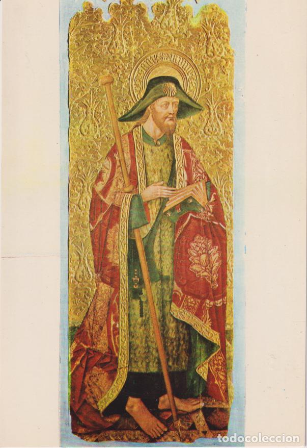 Postales: IBIZA, CATEDRAL, SANTIAGO APOSTOL, TALLA POLICROMADA S.XV DE VALENTIN MONTOLIU - F.SUBIR&Agrave; - S/C