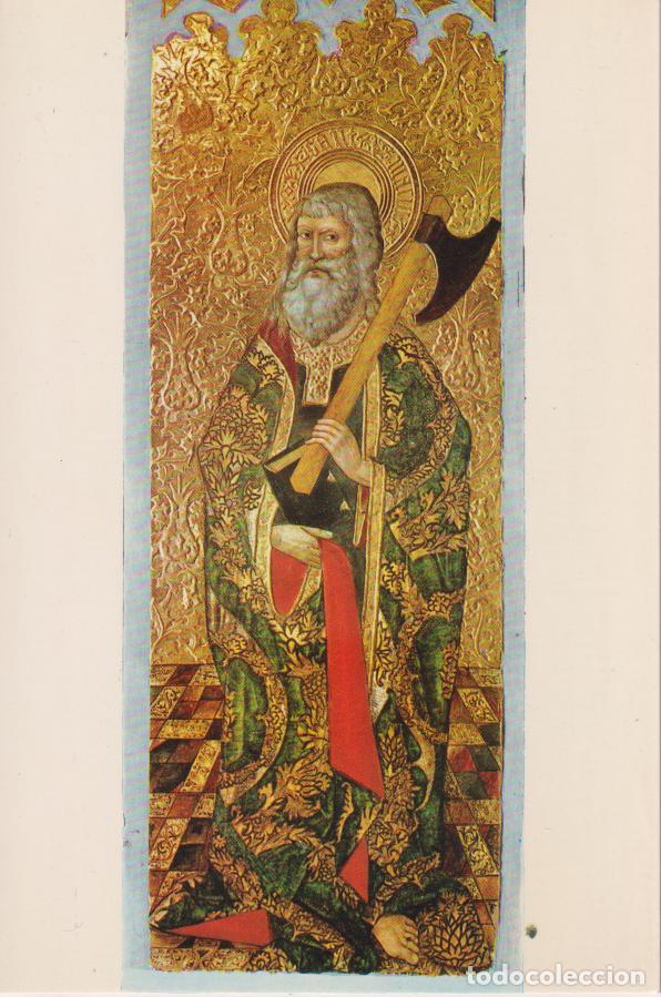 Postales: IBIZA, CATEDRAL, SAN MATIAS APOSTOL, TALLA POLICROMADA S.XV DE VALENTIN MONTOLIU - F.SUBIR&Agrave; - S/C
