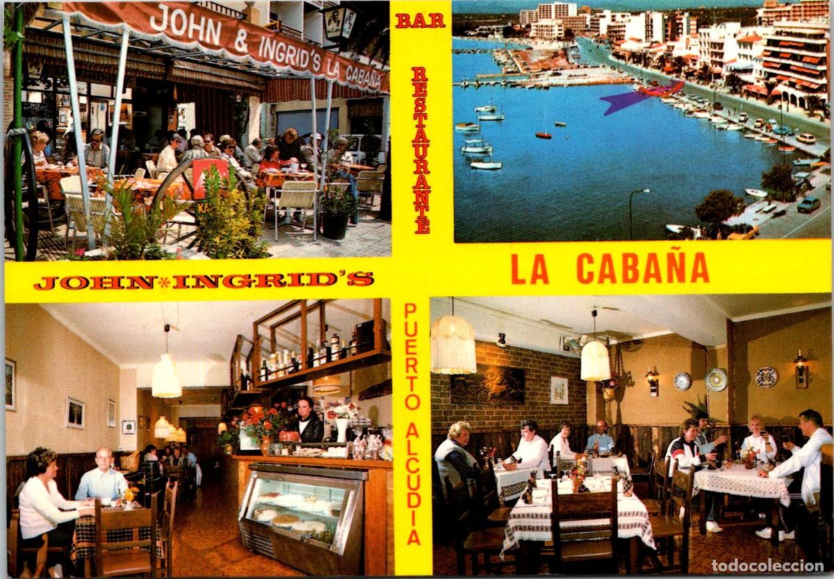 Postales: Puerto de Alcudia (Mallorca) - Bar Restaurante La Caba&ntilde;a - Fotoperator 3024 - 148x102mm