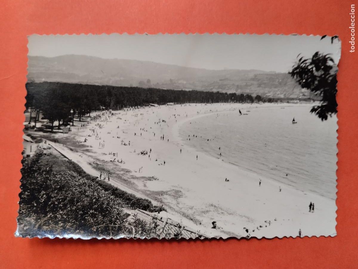 Postales: POSTAL FOTOGRAFICA PUENTEDEUME LA CORU&Ntilde;A PLAYA DE LA MAGDALENA