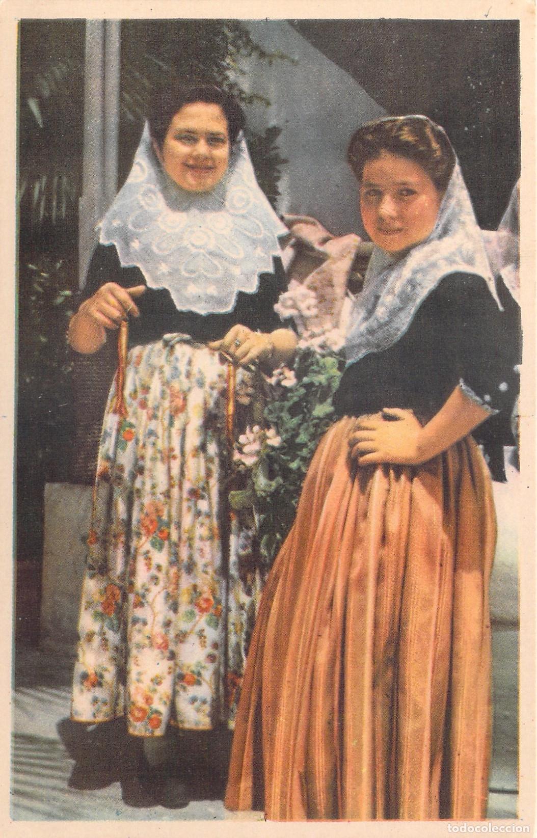 Postales: Postal de Mallorca con Payesas Vistiendo el Traje T&iacute;pico