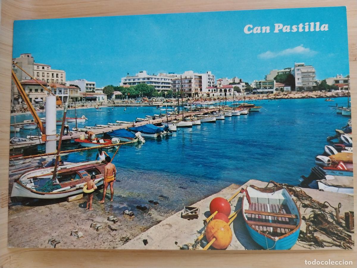 Postales: CAN PASTILLA MALLORCA ED CASA PLANAS 5005 SC ORIGINAL ANIMADA BARCAS