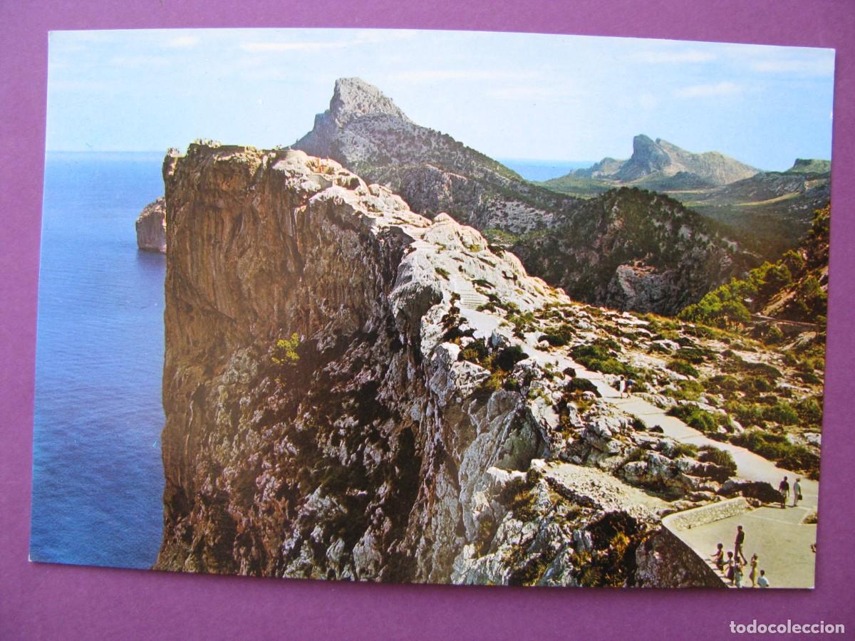 Postales: POSTAL DE FORMENTOR. MALLORCA. DETALLE DE LA COSTA Y VISTA DEL MIRADOR. ZERKOWITZ. ESCRITA