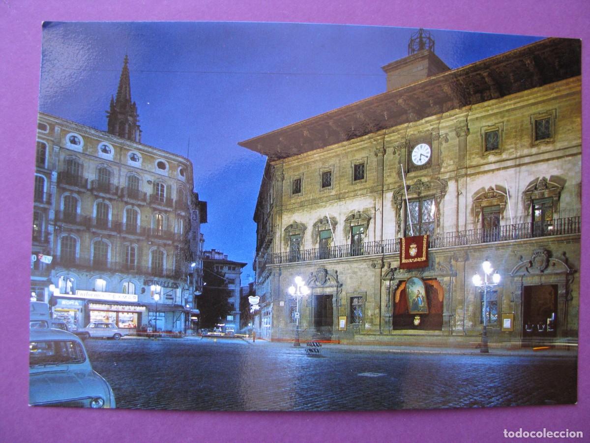 Postales: POSTAL DE PALMA DE MALLORCA. AYUNTAMIENTO Y PLAZA DE CORT. ZERKOWITZ.