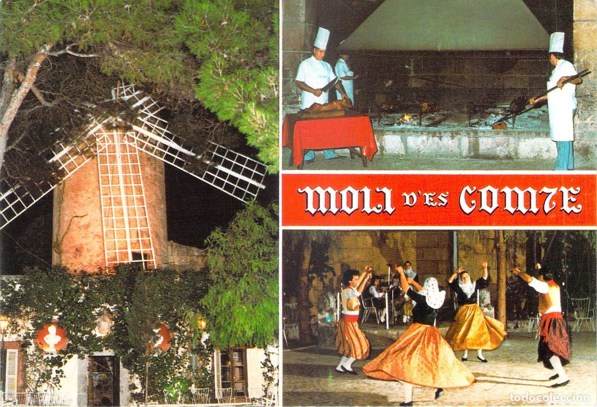 Postales: Postal Restaurante Barbacoa Moli d'es Comte Palma de Mallorca
