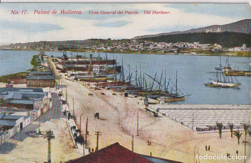 Postales: PALMA DE MALLORCA, VISTA GENERAL DEL PUERTO &ndash; AM ANDRES MURILLO N&ordm;17 &ndash; S/C