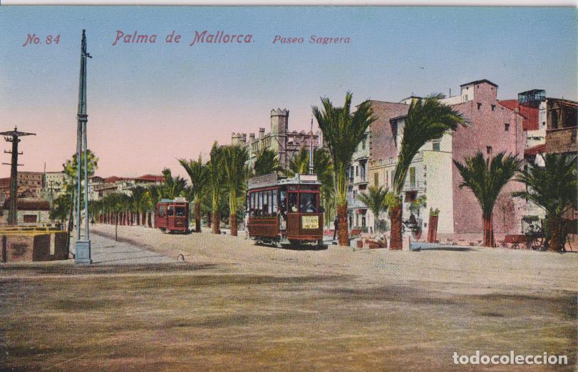 Postales: PALMA DE MALLORCA, PASEO SAGRERA &ndash; AM ANDRES MURILLO N&ordm;84 &ndash; S/C