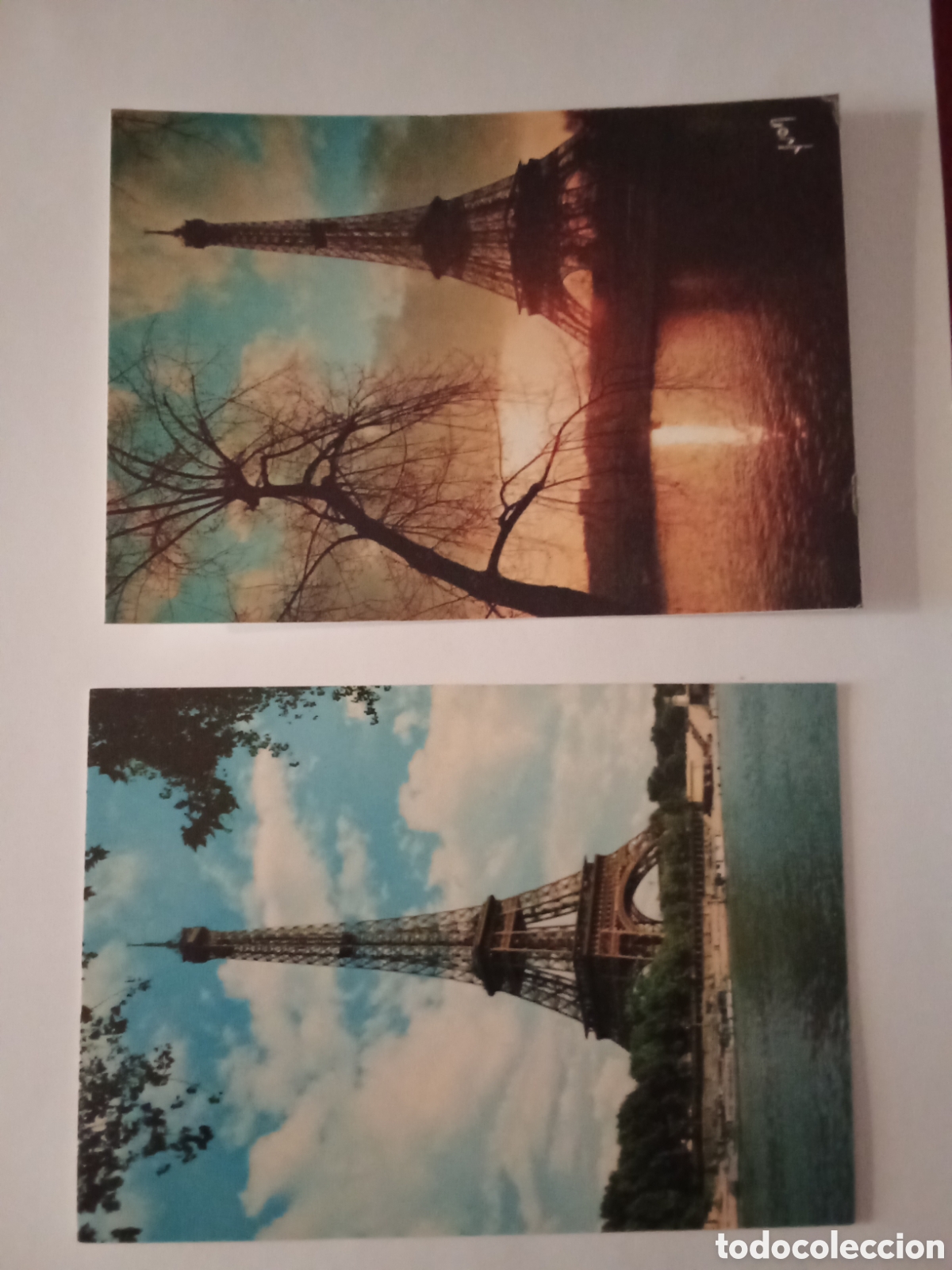 Postales: lote dos postales TOUR EIFFEL PARIS,JIM