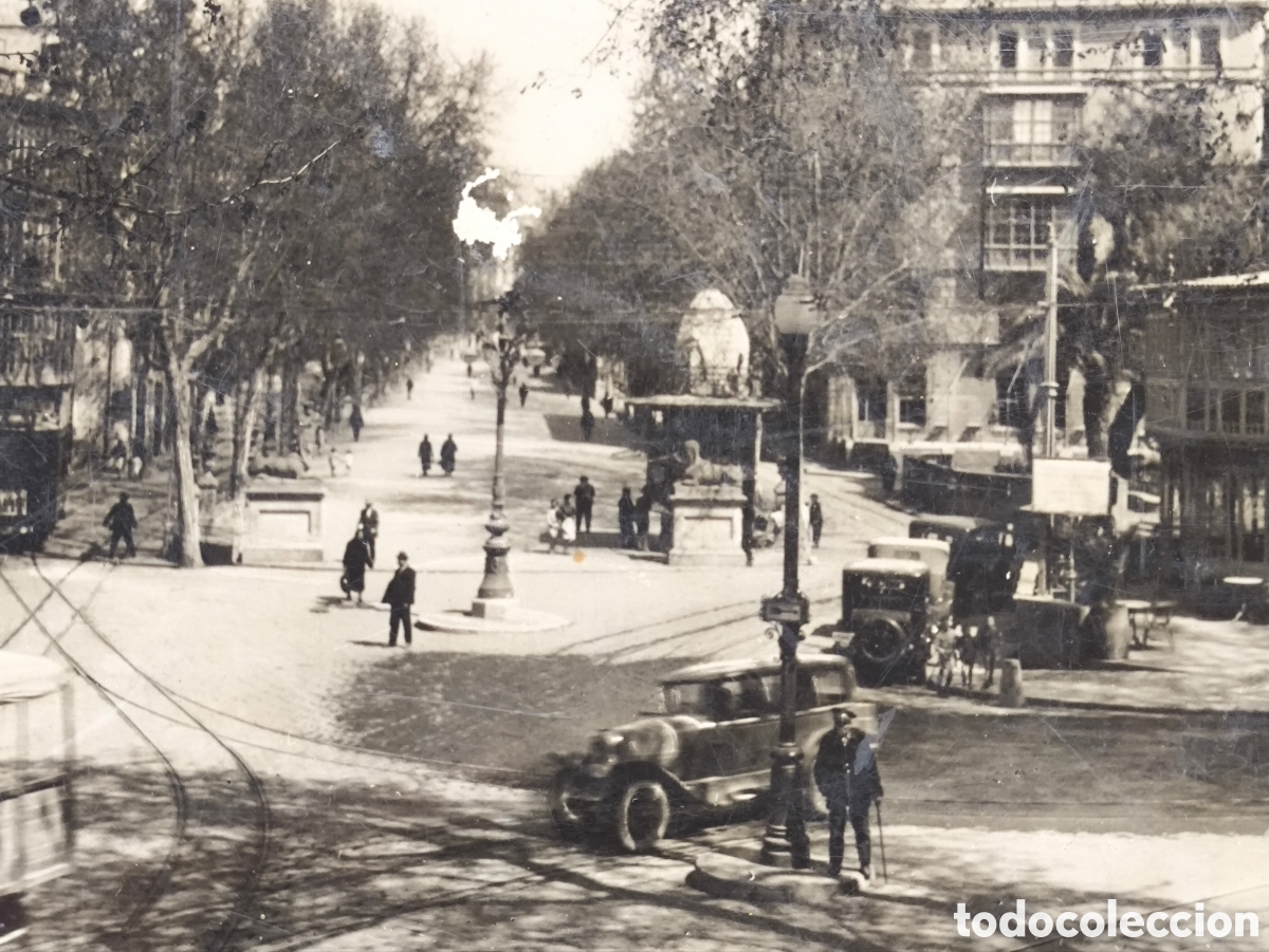 Postales: PALMA GLORIETA PASSEIG DEL BORN POSTAL FOTOGR&Aacute;FICA CIRCULADA BALEARS 1932