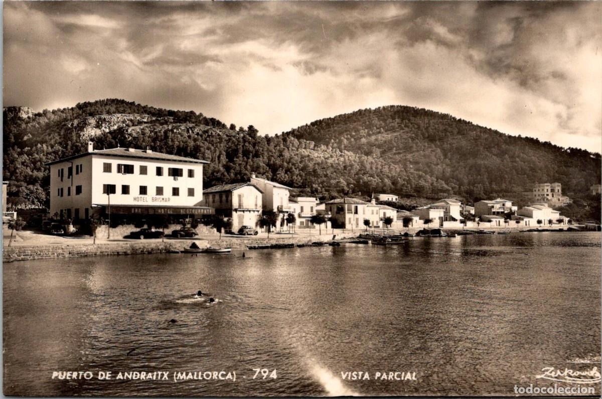 Postales: Puerto de Andraitx (Mallorca) - Vista parcial - Zerkowitz 794 - 137x91mm - Hotel Brismar