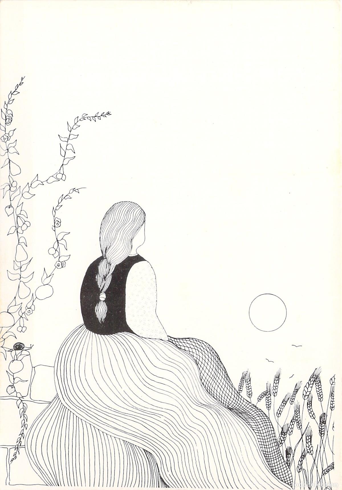 Postales: Postal Art&iacute;stica La Naturaleza de Joan Ribas Ilustraci&oacute;n Espa&ntilde;ola