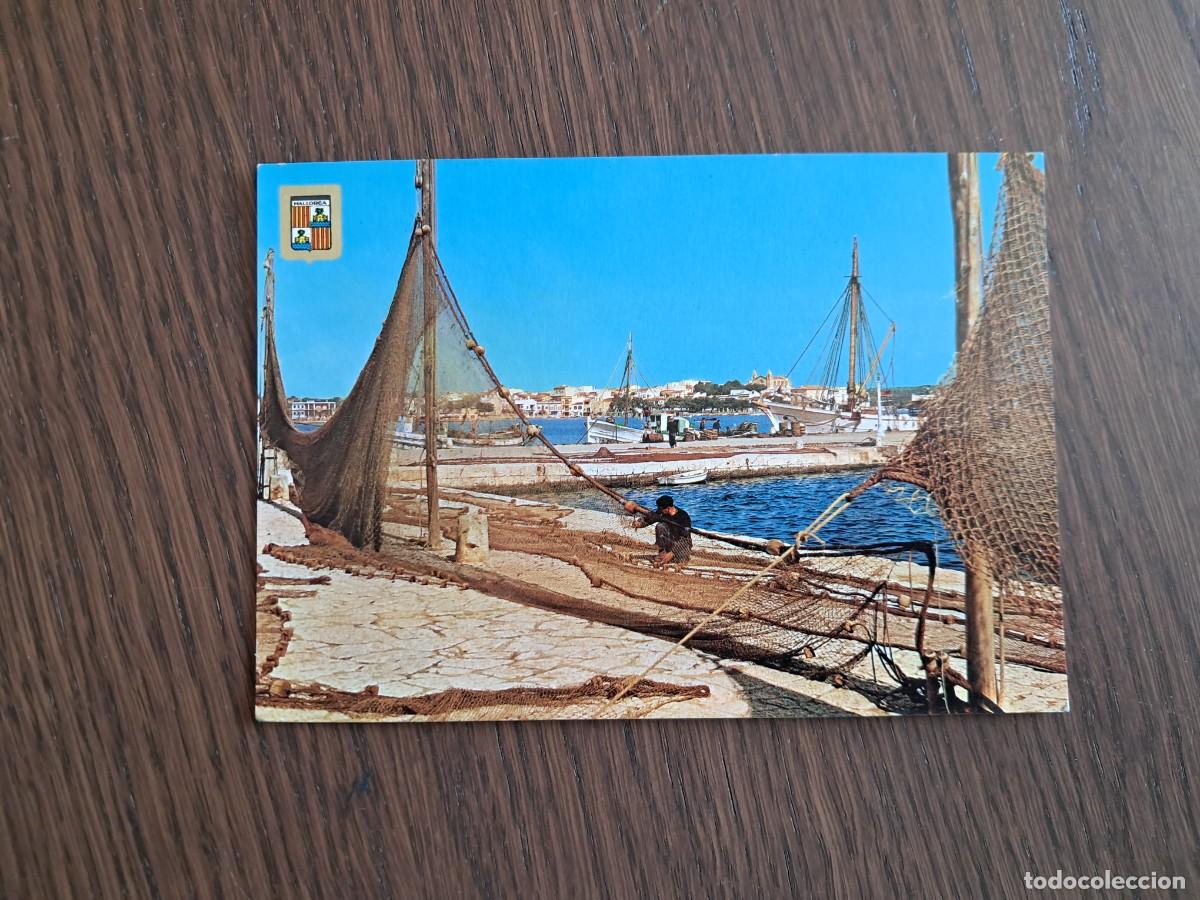 Postales: postal de Espa&ntilde;a, puerto pesquero de Porto Colom, Mallorca n&ordm; 1657. escudo de oro. a&ntilde;os 70.